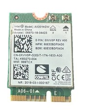 INTEL WI-FI 6 AX201 M.2 2230 CNVIO2 802.11AX WLAN BLUETOOTH 5.2 WIFI CARD XVV0P