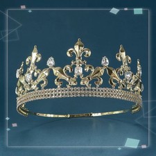 Luxury Baroque Royal Tiara Bridal Headpiece Wedding Hair Accessories