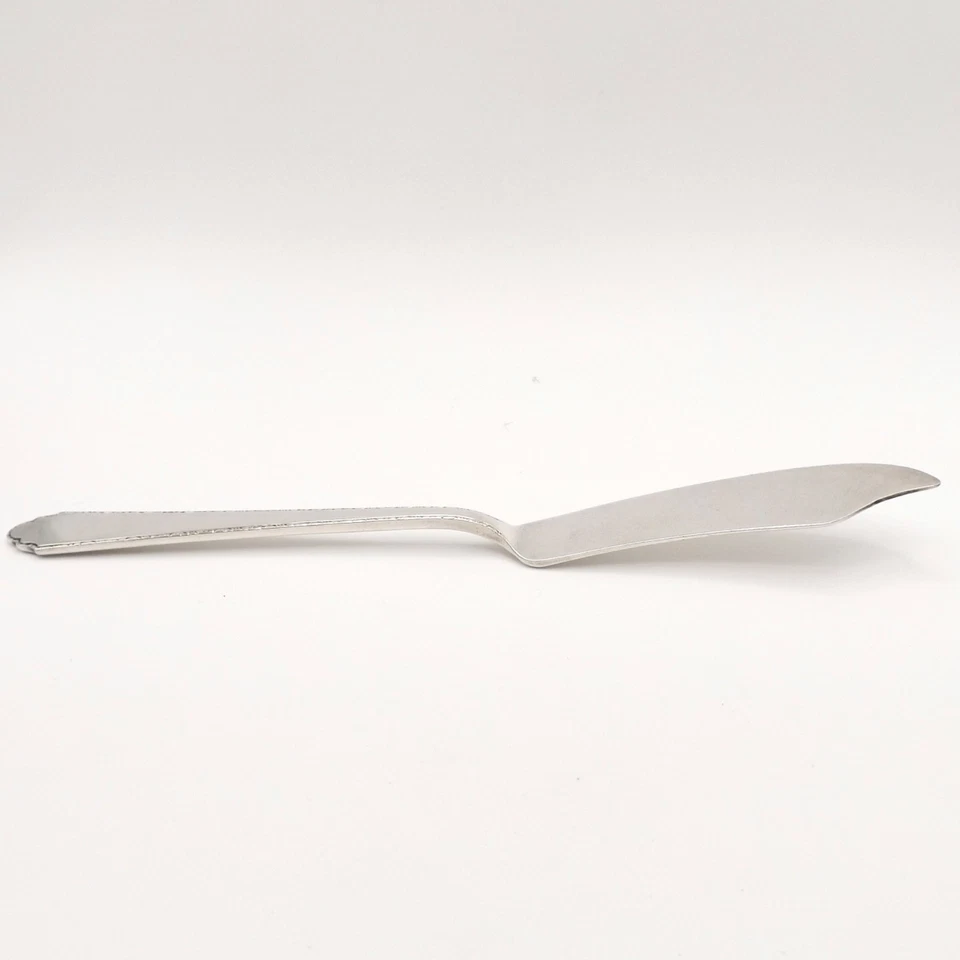 Antiguo cuchillo de mantequilla Lunt de plata esterlina William Mary Treasure Master de 7 pulgadas Foto 3 de 4