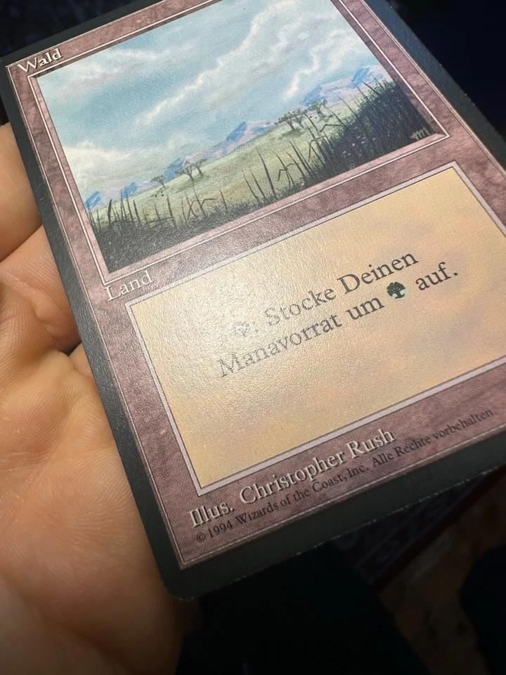 German FBB • Misprint Wald "Forest Plains" • Unplayed / NM • Mtg (622) - Image 4 of 4