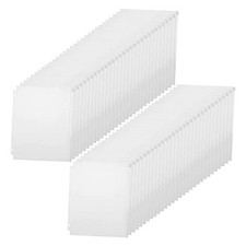 60 Packs Binder Pockets for 3 Ring, 3 Hole Plastic Clear Zipper Binder 60pcs