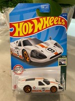 Hot Wheels Retro Racers #58 2022: 1967 Ford GT40 Mk.Iv Gulf Weiß, Metall/Plastik