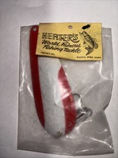 Esca da Pesca Herter's Vintage Cucchiaio Rosso e Bianco