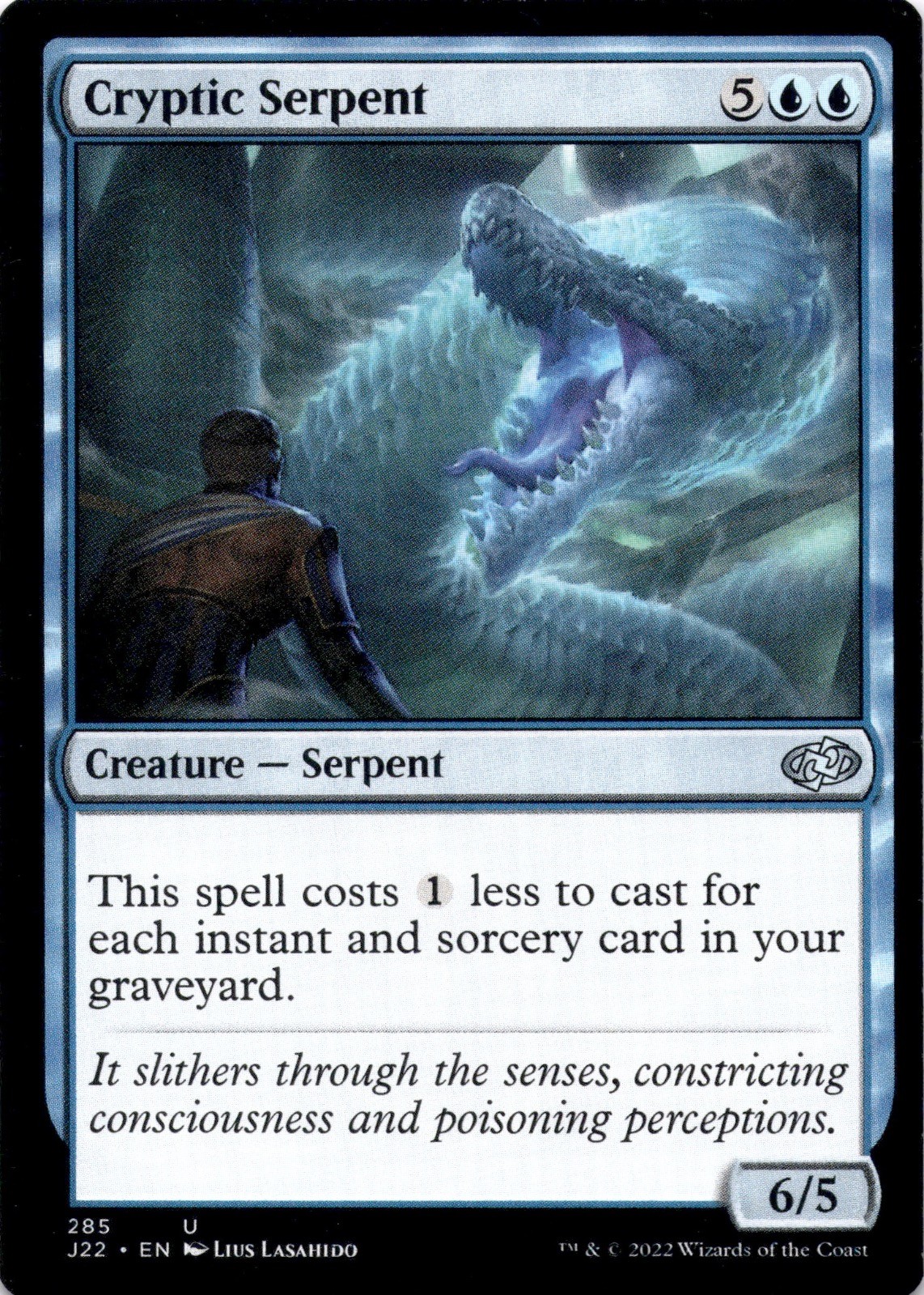 Cryptic Serpent J22 285 Jumpstart 2022 Magic: The Gathering Near Mint