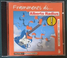 Alberto Radius Frammenti Di - CD Raro Fuori catalogo Come Nuovo