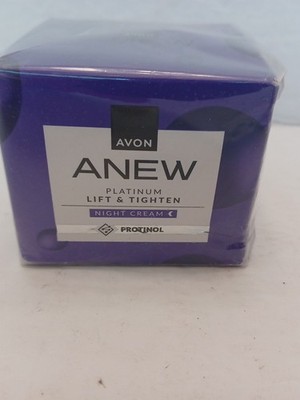 Avon Anew Platinum Lift & Tighten Night Cream W/Protinol 1.7oz 8/1/26 FREE SHIP