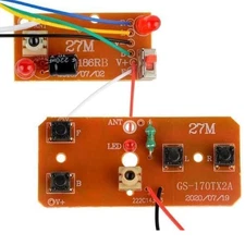 Remotecontrol board bidirectional transmitter and receiver toy model accessories