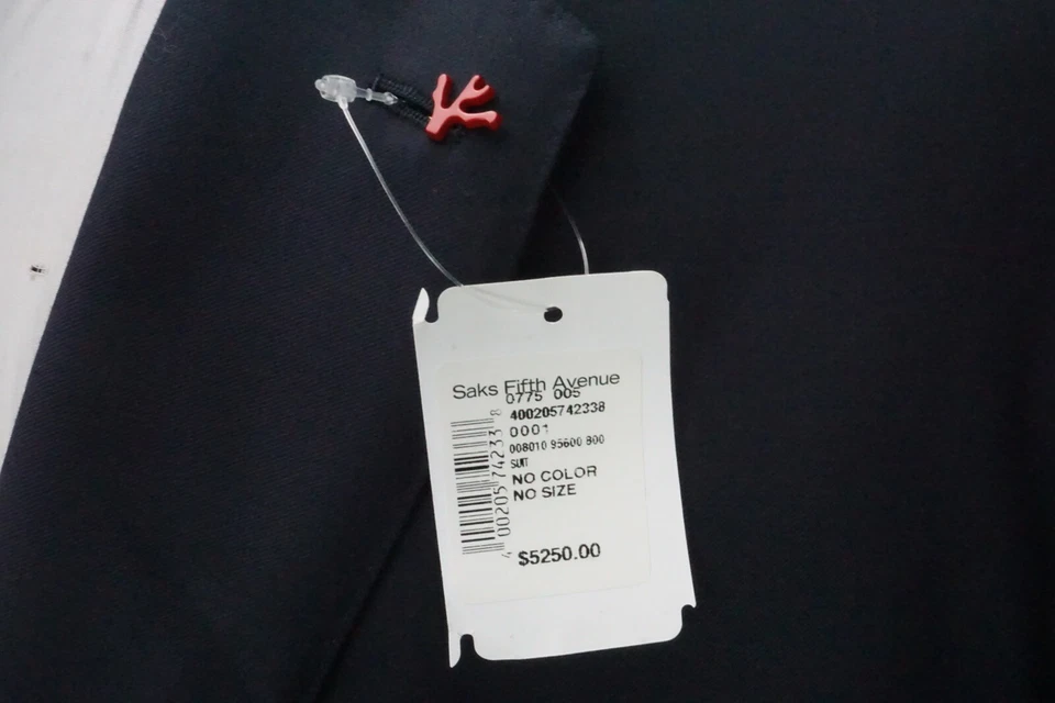 Calça Jaqueta Isaia Napoli Base E Aquaspider Lã Azul Marinho 2 Peças 58L NOVO EM FOLHA GRANDE  - Imagem 4 de 4