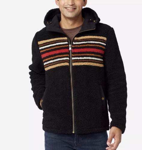 Pendleton Kapuzenjacke Herren XL Sherpa Camp Beach Mountain Stripe Deschutes - Bild 2 von 7