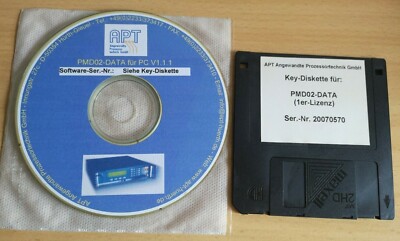 APT PMD02 - DATA für PC V1.1.1 mit Key Diskette  20070570