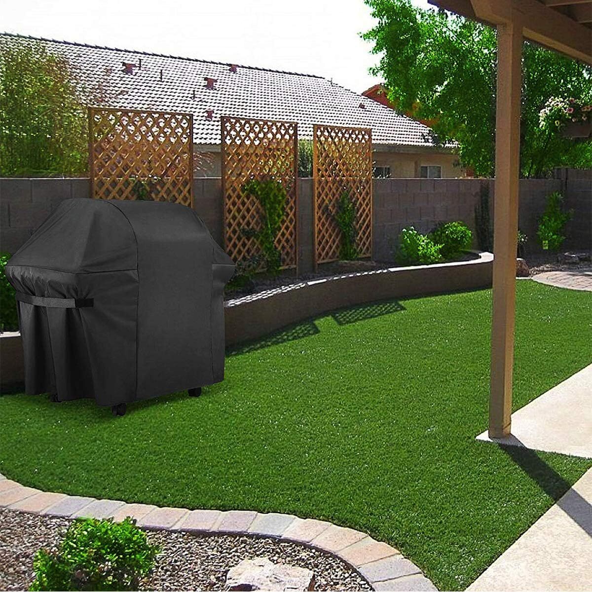 Copertura Impermeabile Per Barbecue Da Incasso 32 Pollici - Hickory - Con Chiusura A Scatto