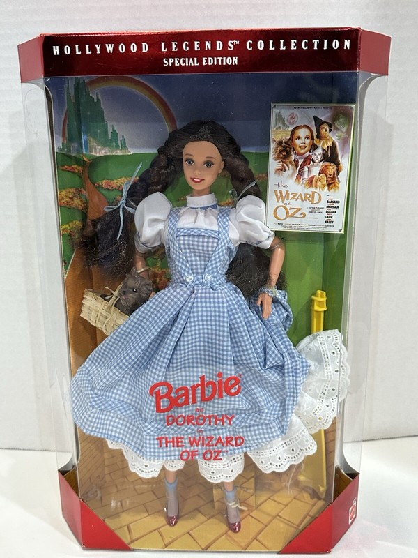 NRFB 1994 Barbie as DOROTHY Wizard of Oz Hollywood Legends Collection Toto 