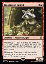 Prosperous Bandit 0025 Non Foil Rare Bloomburrow Commander MTG NM