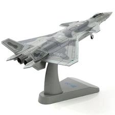 1/72 J20 Dragon Stealth Fighter Jet (Fire Fang) Model Military Aircraft Diecast
