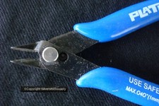 Small Wire Cutters, Diagonal Cutting Pliers w Spring, Side-Cutting Pliers T075