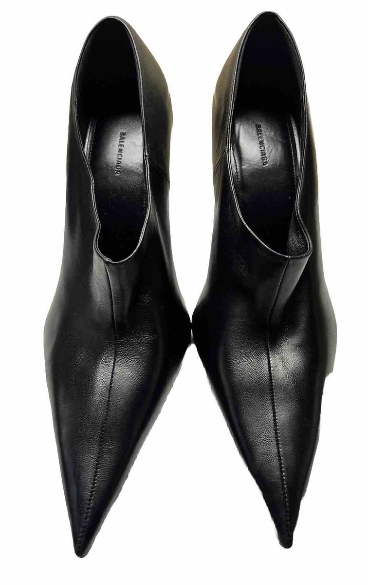 Balenciaga Witch Pump Black Heel Stiletto Womens Size Italy