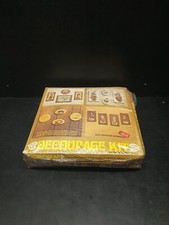 Cunningham Art Products 1972 Vintage Decoupage Kit 12651 Soldiers Unopened Box