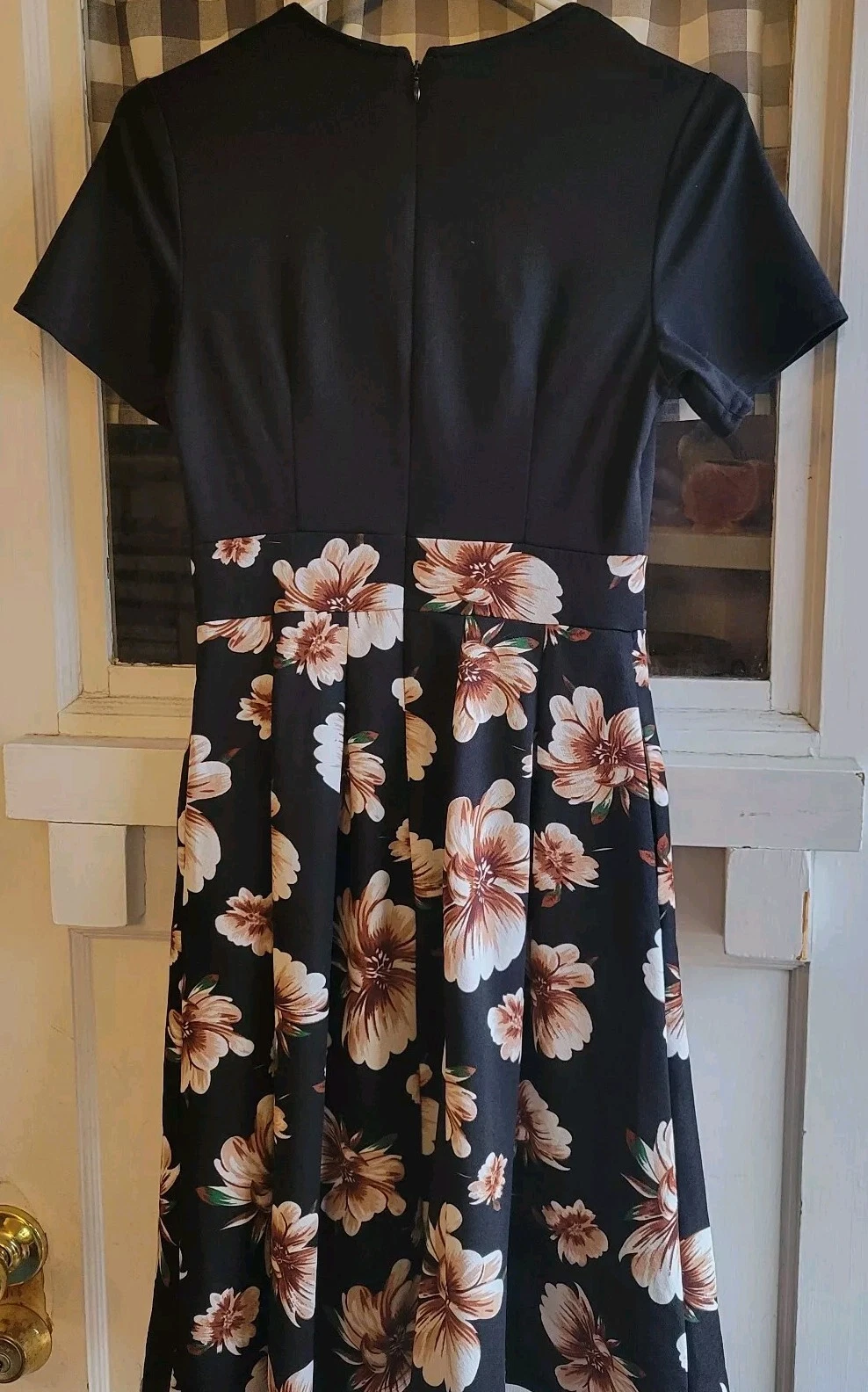 VETEMENTS Abito donna Yathon svasato floreale linea A swing casual festa taglia small