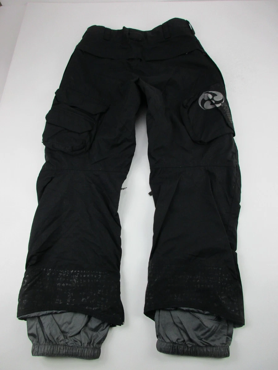 Mens Small Burton Ronin black cargo snowboarding ski snow pants