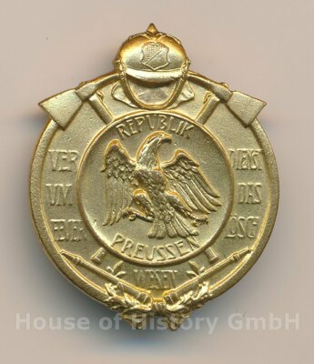 118595, fire brigade commemorative badge 1926-1933, plug badge (OEK 1982)