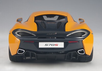 1/18 マクラーレン570 2016 McLAREN 570S ORANGE WITH SILVER WHEELS COMPOSITE 1:18