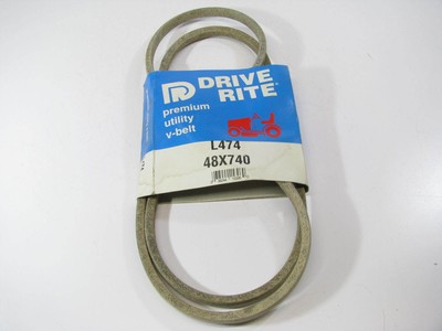Drive-Rite L474 Lawn & Garden Power Equipment Accessory Drive Belt - 1/2'' X 74''