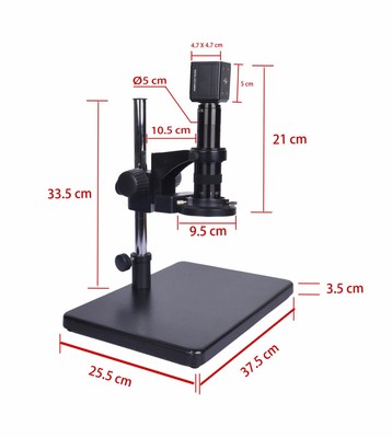 Supereyes T004 Digital Manual Focus Microscope 250X to 2000X  LED