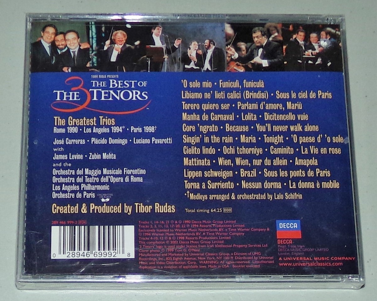 Best of by Three Tenors (CD, 2002) for sale online | eBay