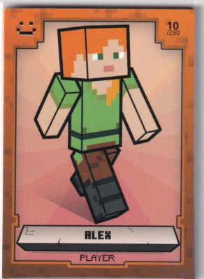 Panini Minecraft Adventure Trading Cards Karte Nr. 10 Alex Player