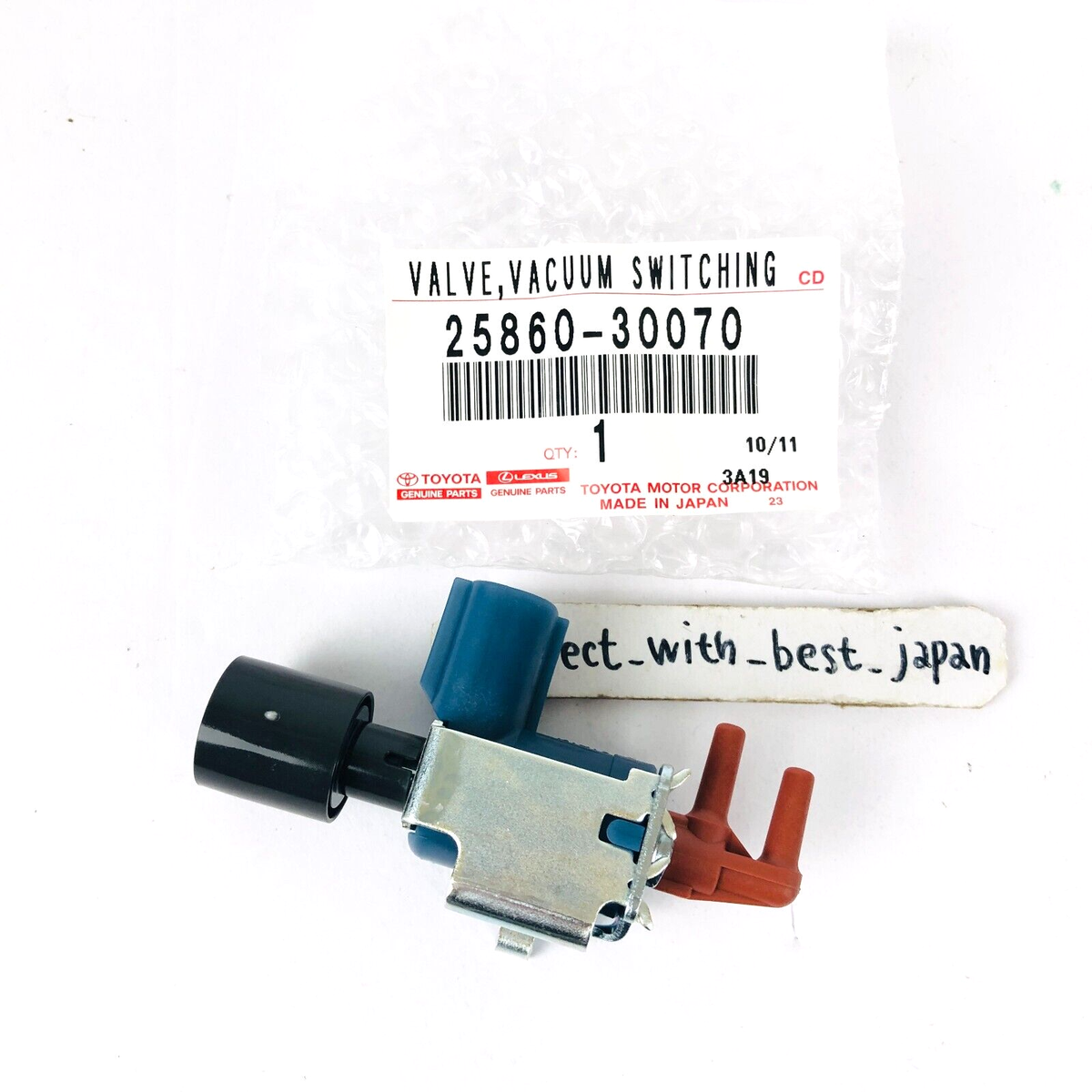 Toyota Genuine VALVE ASSY, VACUUM SWITCHING 25860 - 30070 | eBay