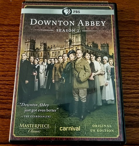 Downton Abbey DVD UK Edition PBS Classic - Complete Seasons 1 2 3 - 9 discs Lot - Foto 5 di 12