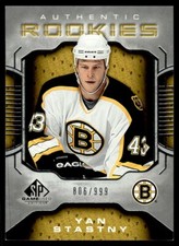 2006-07 SP Game Used ROOKIE Yan Stastny Rookie 806/999 Boston Bruins #103