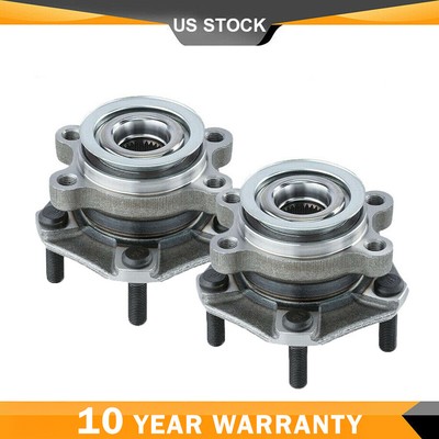 Pair Front Wheel Bearing Hub Assembly for Nissan Leaf Sentra NV200 2013-17