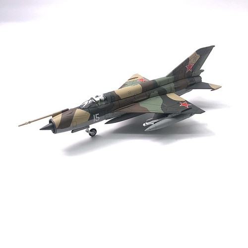 Avión de combate soviético MIG-21 modelo militar fundido a presión de aleación a escala 1:72 - Imagen 8 de 23