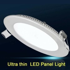 UK Ultra Slim Recessed LED Flat Panel Ceiling Spot Lights Downlights Spotlights