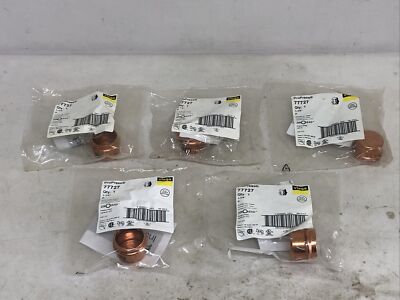 Lot Of (5) VIEGA PROPRESS 77727 ProPress Cap, Copper, 1-1/4''