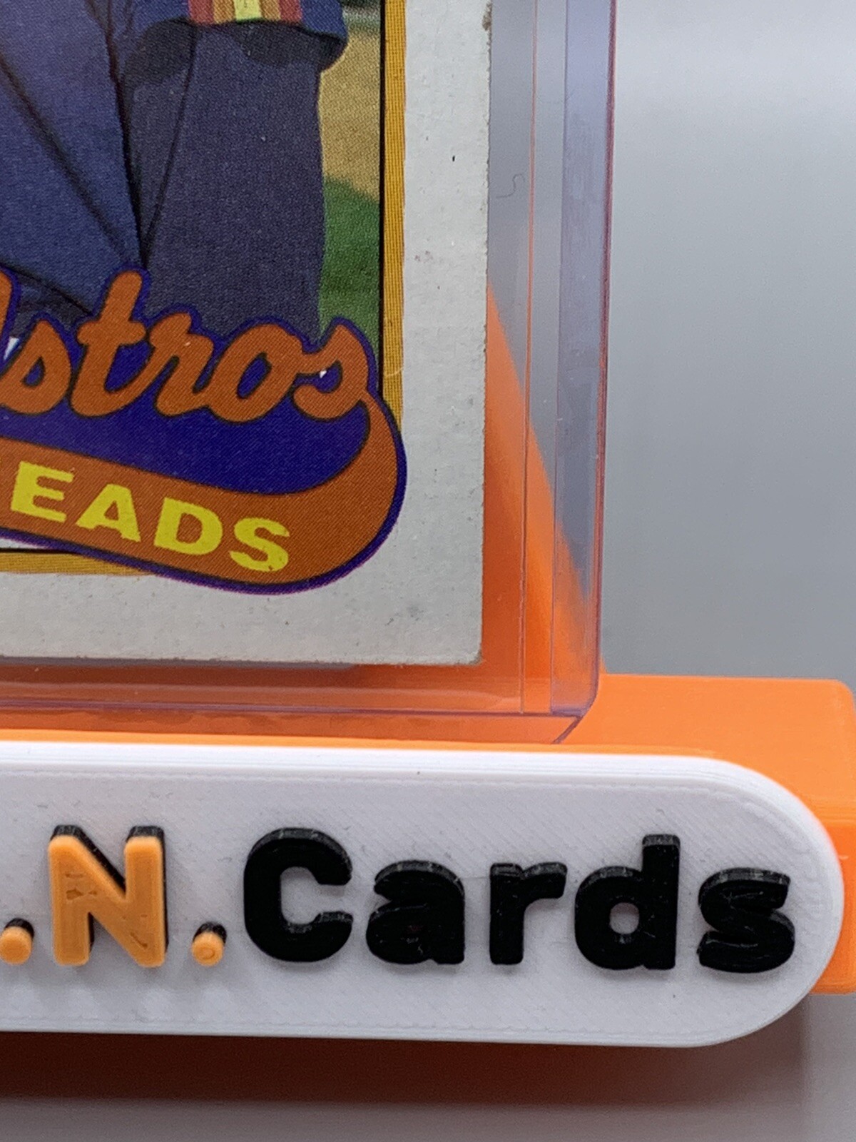 1989 Topps Baseball 589 Dave Meads Houston Astros ERROR Blank Backless