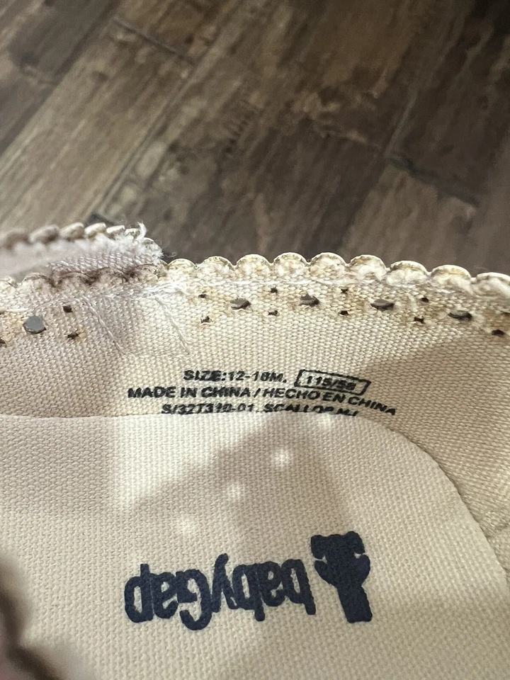 Baby Gap Niña Rosa Vieira Charol Mary Janes Talla 12-18 Meses Foto 3 de 4