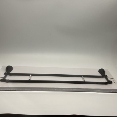 Glacier Bay Edgewood 24 in. Double Towel Bar in Bronze 742-368 (OB)