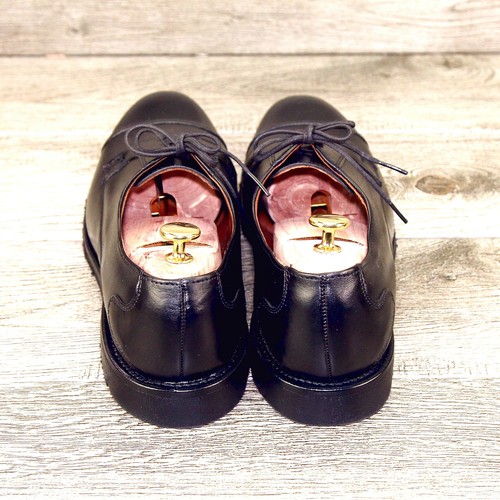 * NIB * $405 Allen Edmonds MEMPHIS 11 D Black * new Cedar Trees - Picture 8 of 13