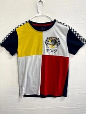 IMP Imperious T-Shirt Men's L Multicolor Colorblock Racing Champs King Pullover