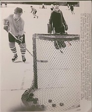 1972 STANLEY CUP FINAL BOBBY ORR EDDIE JOHNSTON PHOTO GARDEN NHL HOCKEY LEGEND 