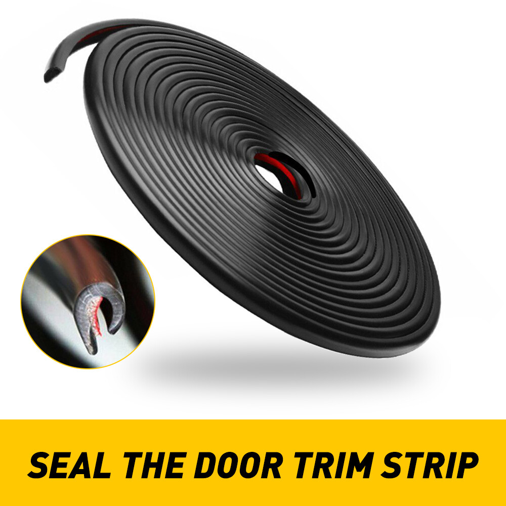 32ft U-Shape Car Door Edge Guard Rubber Trim Seal Protector