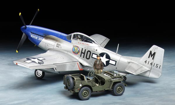Kit de modélisme Tamiya 1/48 P-51D Mustang complet à assembler - 2