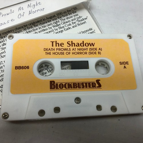Radio Mystery Shows The Shadow 4 Cassette Tape - Picture 8 of 11