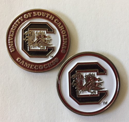 South Carolina Gamecocks Golf Ball Marker New