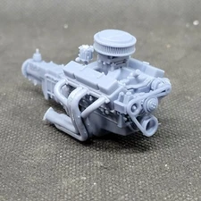 SBC 350ci Gen II model engine resin 3D printed 1:24-1:8 scale