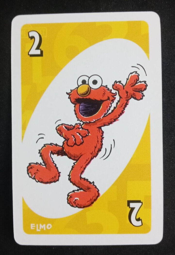 えるも 2004 UNO Sesame Street 35Th Special Edition Card Yellow Elmo #2 | eBay