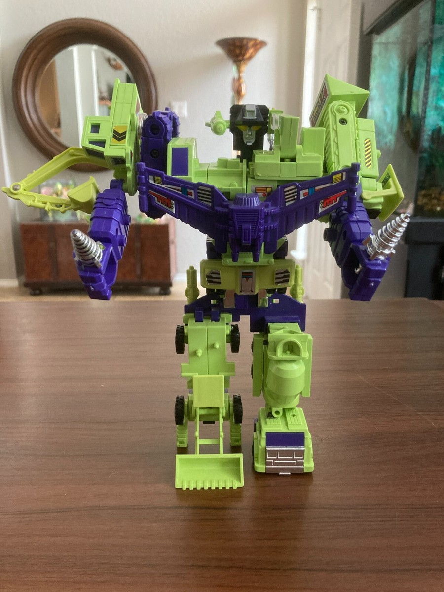 G1 Devastator (all 6 Constructicons) vintage Transformers
