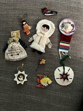 Lot Of 9 Assortment Christmas From Various Countries And States